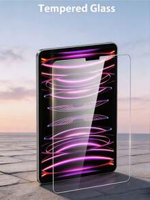 2片裝高畫質鋼化玻璃平板螢幕保護貼，相容 Galaxy Tab S11 S10 FE S11 A11 A11+ 11吋 12.4吋 / 相容 iPad Air Pro 5代/6代/7代/8代/9代/10代/11代/12代 2025 2024 2026 11吋 13吋 / 相容小米 / 相容華為 MatePad / 榮耀平板，適用辦公與繪圖，9H 硬度防爆耐刮無氣泡自動吸附保護膜 - 無色 - 查看 5