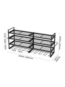 Power Tool Organizer Wall Mount 4-Layer Storage Rack With 8 Drill Holders Tools Holder And Storage Rack With Screwdriver Holder Garage Tool Organizer For Garage Workbench And Workshop - Default - View 8