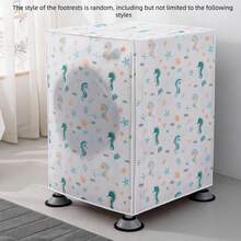 1pc Floral Pattern Washing Machine Cover - Universal Top Load Washer Dust Cover, Easy Clean Fabric, Decorative Floral Appliance Cover Suitable For Laundry Room, Home Decor, Pet Hair And Dust Protection (Fits Most Brands) - Multicolor - View 22