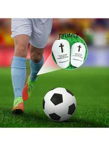 1 Pair Mini Thickened Adult New Style Football Shin Guards, Lightweight And Comfortable Football Equipment - Suitable For Football Training And Matches, 10*6cm Breathable Shin Pads, Lightweight Design Reduces Movement Restriction - Multicolor - View 7