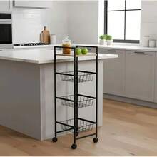 Storage Islands & Carts - Black - View 1