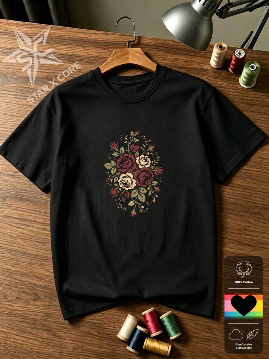 Women T-Shirts - 黑色 - 查看 1