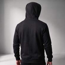 New Korean Style Slim Fit Casual Solid Color Jacket, Designed For Young Men, Fashionable Streetwear - Black - View 6
