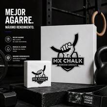 Caja de Cubos de Magnesia para Gimnasio, 1 LB, Contiene de (8) Cubos de 2 oz, carbonato de magnesia, Gimnasia, Halterofilia, Escalada, Calistenia, Color Blanco - Multicolor - Ver 3