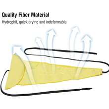 Saxophone Cleaning Cloth, Tear Resistant For Saxophone Lovers For Flute And Tubular Instruments (Yellow) - 多色 - 查看 3