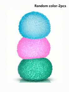 1.6 Inch Textured Mini Ball: 1pc/2pcs Set, High Density Solid Soft Item, Quiet Type, Suitable For Classroom Environment, Filled With Malt, Ideal As Office Relaxation Tool, Easter Party Favor, And Travel Relaxation Accessory - A - View 12