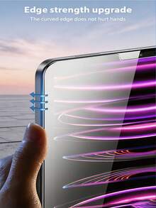2片裝高畫質鋼化玻璃平板螢幕保護貼，相容 Galaxy Tab S11 S10 FE S11 A11 A11+ 11吋 12.4吋 / 相容 iPad Air Pro 5代/6代/7代/8代/9代/10代/11代/12代 2025 2024 2026 11吋 13吋 / 相容小米 / 相容華為 MatePad / 榮耀平板，適用辦公與繪圖，9H 硬度防爆耐刮無氣泡自動吸附保護膜 - 無色 - 查看 10