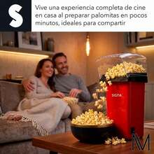 900W Electric Popcorn Maker, Compact Cylindrical Design, Includes Measuring Spoon - US A Type Plug(110-127V) - View 3