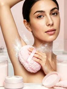 1pc Large Super Soft Powder Puff, Multiple Colors Available, Suitable For Talcum Powder, Loose Powder, Skincare Products And Pressed Powder - Multicolor - View 1