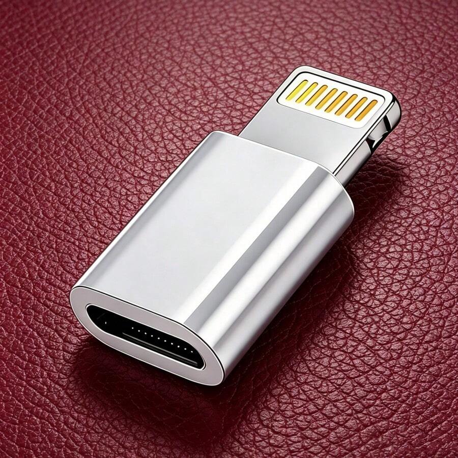 USB-C To Lightning Female To Male Adapter, Compact And Portable, Supports Charging And Data Sync For Phones And Other Devices, Modern Minimalist Design, Lightning To Type-C, Supports Charging And Data Transfer, Suitable For IPhone 14/13/12/11 Phone Accessories