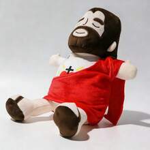 Peluche De Jesús Que Respiras Con Música Y Luces Color 40cm - Rojo - Ver 11
