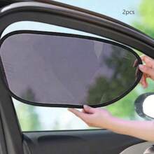 Windshield & Side Window Sunshade - Electrostatic Adsorption Dark Transparent Film, Suitable For Low-Angle Sunlight, UV Protection, Heat Dissipation, Easy To Install And Remove - A - View 13