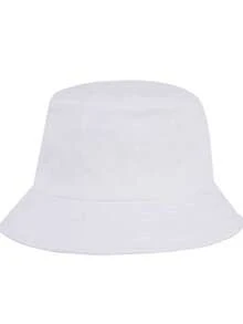 1pc Unisex Y2K Solid Color Bucket Hat, Outdoor Sun Protection Hat Suitable For Outdoor Sports, Sunshade And Daily Commute - White - View 6