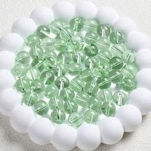 200/500pcs 6/8/10mm Clear Glass Lucite Round Beads Loose For DIY Handmade Jewelry Bracelet Necklace Charm Craft Supplies Making Accessories - #8 Crystal Purple - View 10