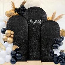 5ft/6ft/6.6ft/7.2ft Round CHIARA Sequin Backdrop Curtain, Wedding Birthday Party Photography Decoration (Arch Frame Not Included) - View 8