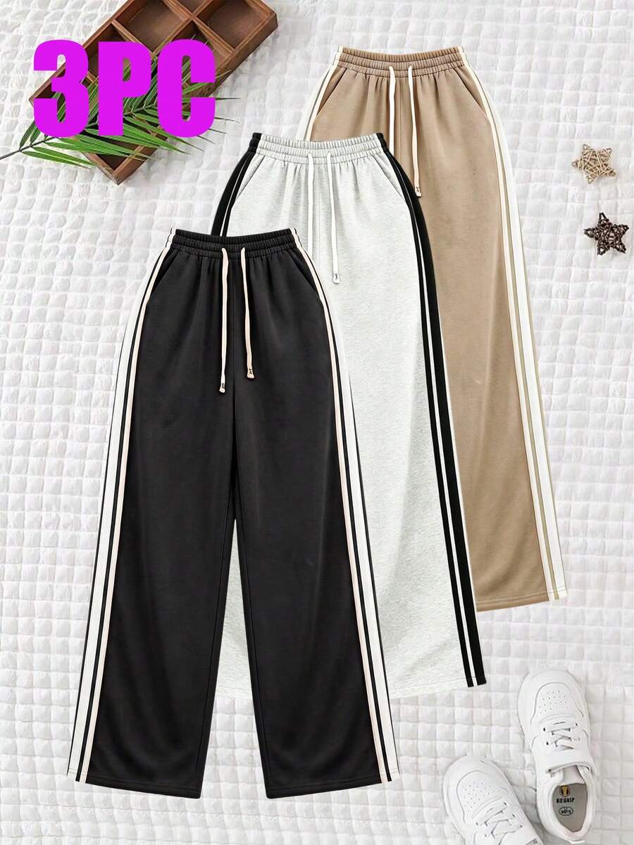 Women's Spring/Autumn 3 Pieces Sports Set, Includes Long Pants, Multi-Functional Sports Outfit Fall - Multicolor - View 1