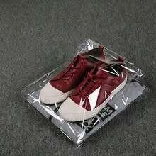 100pcs Self-Adhesive Transparent OPP Bags, Reusable Sealable Plastic Cellophane Bags, Double Layer 0.04mm Thickness; Suitable For Small Gifts, Party Favors, Bulk Toy Packaging, Compatible With Various Container Sizes, Also For Packaging Clothes, Shirts, Pants And Other Items. - Transparent Style a - View 4