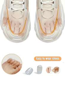 50pcs, Toe Protection Covers - Breathable Unisex Design. Featuring Fine Breathable Holes And Soft Silicone Material, Providing Anti-Slip Support. Effectively Relieves Pressure Pain From Tight Athletic Shoes, Prevents Blisters From High Heels, And Avoids Friction-Related Injuries During Exercise. This Practical Home Protection Set Requires No Complicated Installation, Is Easy To Clean, And Reusable - Multicolor - View 8