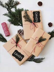 Chalkboard Labels - 6pcs/12pcs Reusable Chalkboard Stickers, Chalk Marker Stickers For Decorating Jars, Wine Cabinets, Pantries, Home And Office Labeling Self-Adhesive Paper - View 9