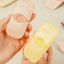 1pc Yellow & Pink Multi-Purpose Scraper Tool, Practical Home Cleaning Tool, Scraper For Grout, Stickers, Floors, Glass, Adhesive Removal, DIY And Professional Home Cleaning & Renovation - A - View 11