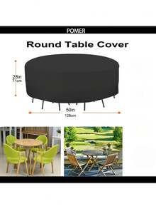 Heavy Duty Stackable Outdoor Chair Cover, Patio Furniture Cover, 600D Oxford Fabric, Suitable For Metal/Plastic/Trapezoid Chairs, Outdoor Table And Chair Set Cover, Garden Heavy Duty Furniture Protection Cover - A - View 9