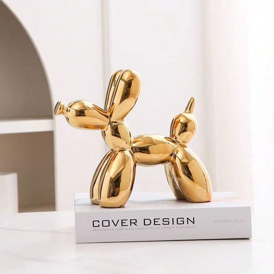 Nordic Style Highly Attractive Acrylic Balloon Dog Desktop Decor For Study, Wall Cabinet, Living Room, Entryway Art Ornament