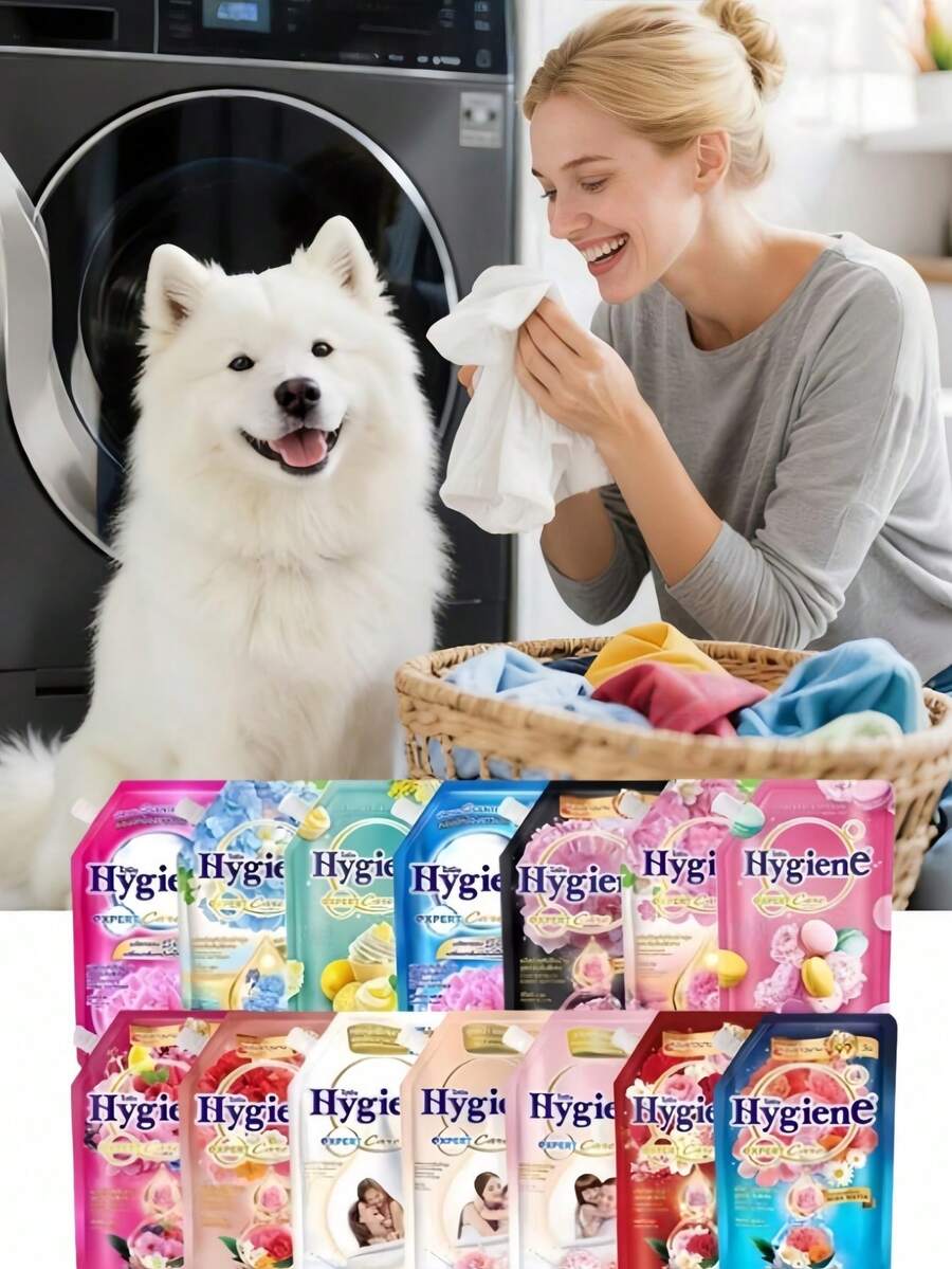 480ml Large Capacity Fabric Softener Concentrated Liquid Travel Laundry Detergent Anti-Static Fabric Softener Portable Multiple Fragrances Long-Lasting Freshness - 多色 - 查看 1