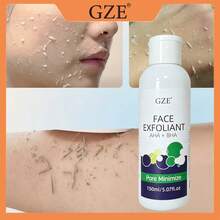 GZE AHA+BHA 臉部去角質液 150ml/5.07fl.Oz，收斂毛孔去角質液，溫和去皮去除死皮，清除黑頭並細緻大毛孔 - 150毫升 - 查看 3
