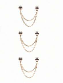 3pcs/1pc Adjustable Magnetic Pants Clips And Cuff Clips - Durable Alloy Material, Detachable Pant Leg Buckle, Suitable For Pants And T-Shirts, Magnetic Buckle On Pant Legs, Seamless Edges, A Magic Tool That Can Shorten Pants When They Are Too Long, Strong Magnetic Buckle Fixing Clip And Closure Device - Multicolor - View 13