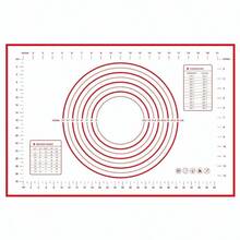 1PC Silicone Kneading Mat - Reusable Baking Mat, Flour Mat, Non-Stick Baking Mat, Size 15.7*23.6 Inches, Suitable For Bread, Candy, Pizza, Cookies And Baking Pastries, Perfect For Christmas, Valentine's Day, Festival And Other Holiday Kitchen Cooking Needs, Baking Tools, Kitchen Utensils, Kitchen Accessories, Home Kitchen Supplies, Bread Making, Silicone Mat - View 14