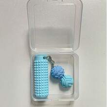 桃粉色盒裝壓力舒緩組合，多功能感官紓壓玩具套組，便攜式吊飾按摩器，解悶療癒禮物，適合壓力舒緩 - 彩色 - 查看 25