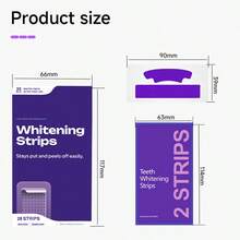 PAP+ Purple Dry Teeth Whitening Strips, Pembersihan Mendalam, Napas Segar, Strip Pemutih Gigi Ungu Portabel untuk di Rumah & Bepergian - Strip pemutih gigi - View 8