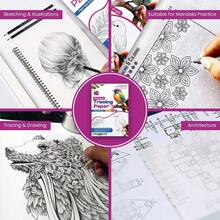 Tracing Paper 9x12 Inch - 50 Sheets 41lb/63gsm Transparent Trace Paper For Sketching, Preliminary Drawing, Drafting &Amp; Art Projects - Premium Translucent Tracing Paper For Pencil, Marker And Ink - ColorD - View 9