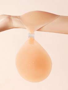 Backless Push Up Strapless Sticky Invisible Silicone Adhesive Bra-Ultra-Thin Nipple Cover Wedding Bra Women's Summer Invisible Breast Petals, Strapless Bra/Sleeve Dress Invisible Seamless Waterproof, Push-Up Bra/Sleeve Dress Small Breast Petals For - Silicone Round Cup - View 5