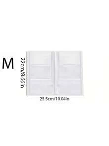 Large Capacity Transparent Photo Album, 160/84 Slots, Can Store Photos, Movie Tickets, Celebrity Cards And Postcards, Artistic Craft Scrapbook Organizer,Card Holder - Transparent - View 9