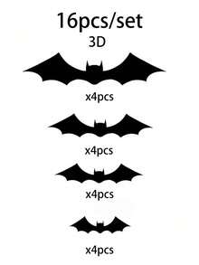 40pcs/Set Halloween Hanging Ball Decorations, Black Orange White Spider Web Witch Hat Black Cat Boo Pumpkin Pattern Spherical Ornaments, Outdoor Garden Tree Decor, Halloween Party Home Front Porch Decoration, Halloween Spherical Pendant Decorative Supplies - Multicolor - View 11