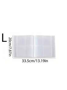 Large Capacity Transparent Photo Album, 160/84 Slots, Can Store Photos, Movie Tickets, Celebrity Cards And Postcards, Artistic Craft Scrapbook Organizer,Card Holder - Transparent - View 10