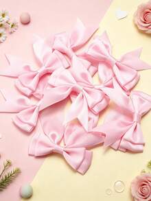 50pcs/20PCS/10PCS Macaron Double Layer Swallowtail Waist Tie Bows, Silk Ribbon Bows - Handmade Invitation Letter Decorations - Satin Ribbon Gift Packaging - Assorted Colors - No Feathers - Art, Crafts & Sewing Supplies - Gift Packaging Bow - Macaron Double-layer Swallowtail Bow Tie - View 25