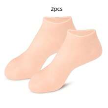 2/4pcs Silicone Foot Moisturizing Socks, Suitable For Cracked And Dry Feet, Personal Foot Care Product, Can Be Used With Foot Cream, High Elasticity Silicone Moisturizing Socks - Moisturizing Socks - View 9