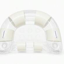 Inflatable Pool Floating Bed, Striped Hollow Design, Water Lounger Float, Portable Inflatable Floating Mat, Easy To Fold And Store, Suitable For Swimming Pools, Water Theme Parties, Summer Vacations - Striped Sun Lounger - View 4