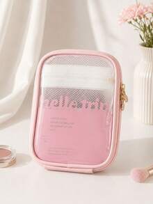 1pc Portable Mini Cosmetic Bag Coin Purse, Warm Small Bag, Essential For Back To School Backpack, Beach Travel Storage Bag, Summer Holiday Makeup Organizer, Mini Bag, Travel Makeup Case, Accessories, Makeup Brush Holder, Home Bathroom Decor Cosmetic Organizer Bathroom Accessories - Multicolor - View 8