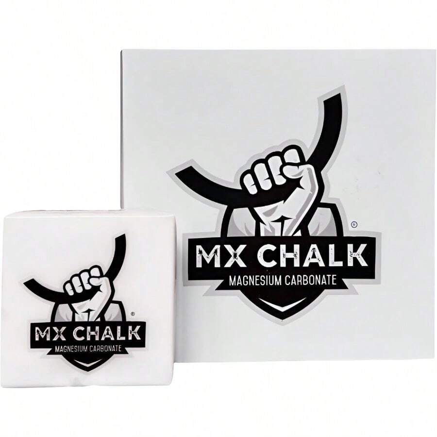 Caja de Cubos de Magnesia para Gimnasio, 1 LB, Contiene de (8) Cubos de 2 oz, carbonato de magnesia, Gimnasia, Halterofilia, Escalada, Calistenia, Color Blanco - Multicolor - Ver 1