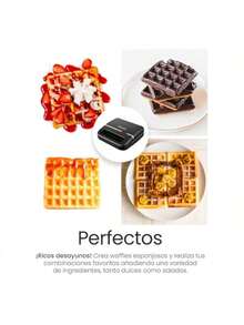 Double Electric Waffle Maker, Easy To Clean, Non-Stick, 2 Squares - View 3