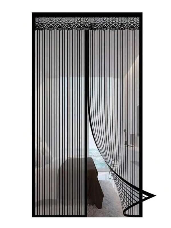 Magnetic Screen Door - Heavy Duty Magic Door Screen With Magnetic Seal, Suitable For Sliding, Patio, French, Front And Back Doors, Pet Friendly, Backyard, Easy To Install