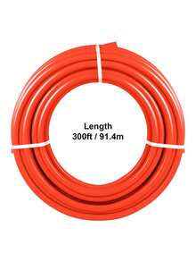 Oxygen Barrier 1 2 Inch 300 Feet Tube Coil EVOH PEX-B Pipe For Residential Commercial Radiant Floor Heating Red - Default - View 8