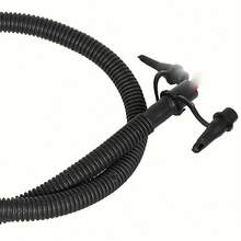 1pc Air Pump, Suitable For Multiple Inflatable Products, Comes With 3 Inflation Adapters, Compact And Portable, Ideal For Camping And Home Use - Black - View 2