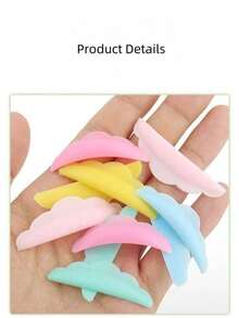 5 Pairs 5 Sizes Silicone Lash Lift Pads, 3D Curling Eyelash Perming Pads, Eyelash Extension Accessories - Multicolor - View 5