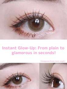 200 Clusters Large Pack Single Cluster Eyelashes, C Curl, 8-11mm Mixed Length, DIY Enlarged Charming Eyes, Beginner Friendly, Reusable, DIY Eyelash Extension, Korean Style Eyelashes, Fairy Eyelashes, Easy To Apply, High Cost-Performance, Lightweight And Comfortable. Suitable For Daily Wear, Dating, Party And Other Occasions. Gift For Girlfriend, Best Friend, Holiday Gift - View 3