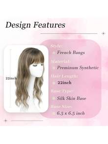 360° 3D Hair Accessory For Women, Sparse Top Design, 22-Inch Curly Wavy Hair Piece With French Layered Hair Clip, Suitable For Daily Wear And Parties, Halloween - Multicolor - View 5