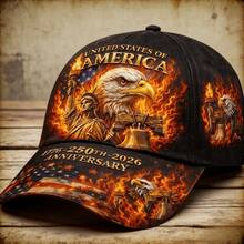250th Anniversary Of The United States Hat, Suitable For Holiday Celebrations And Everyday Wear, An Ideal Gift - Mixed Colors - View 8